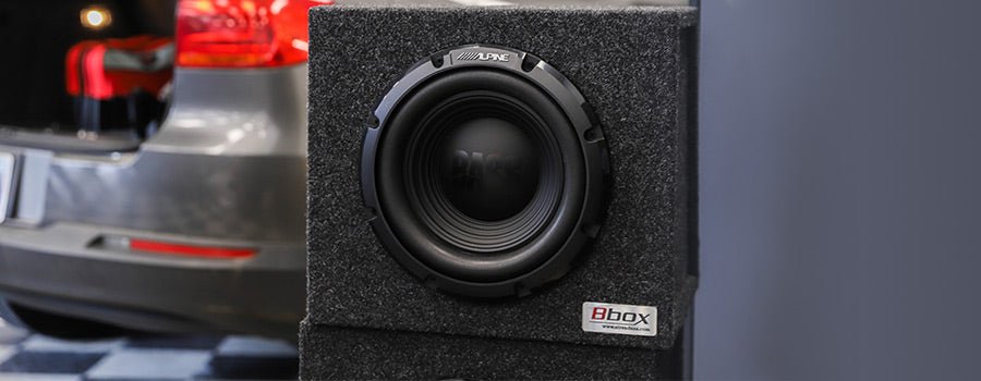 Alpine Subwoofer in Enclosure