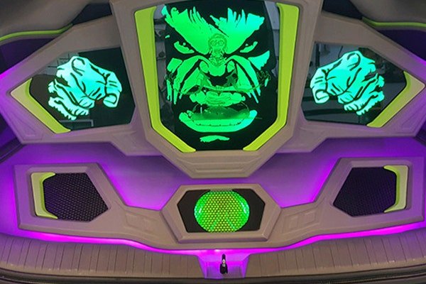 Incredible Hulk Custom Subwoofer Install