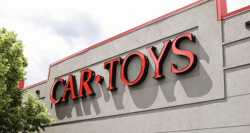 Car Toys Logo store signage