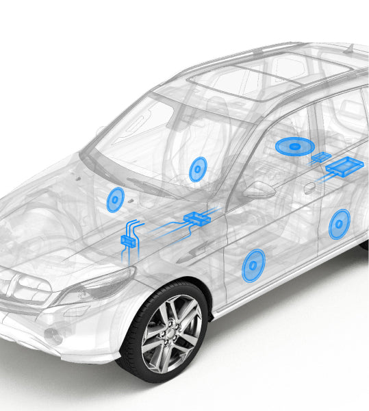 OEM Factory Upgrade car diagram