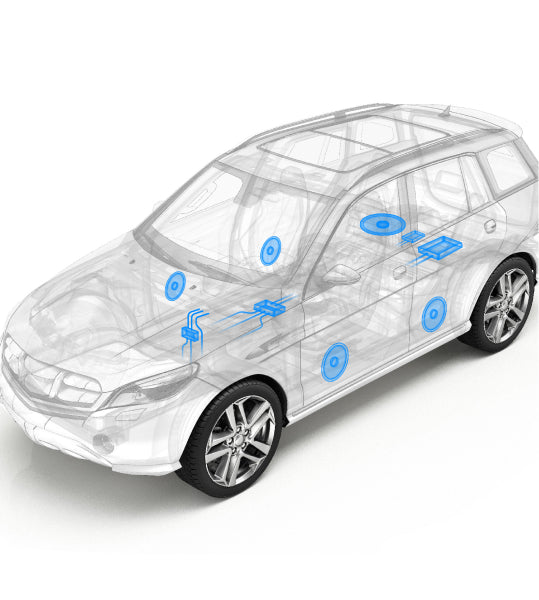 OEM Factory Upgrade car diagram