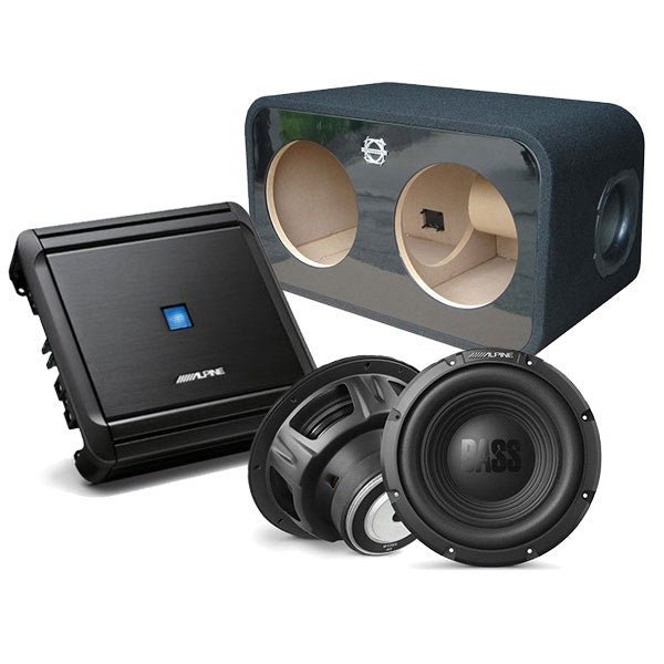 Alpine Dual 10" Subwoofer High-Output Bass Package - PPALP3HO-Car Toys