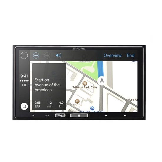 Alpine iLX-107 7 Inch Wireless Apple CarPlay Receiver-Car Toys