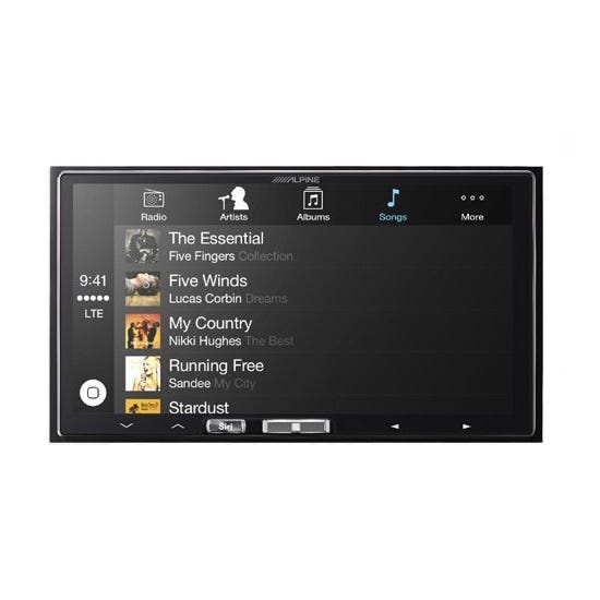 Alpine iLX-107 7 Inch Wireless Apple CarPlay Receiver-Car Toys