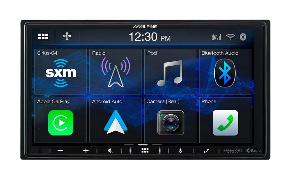 Alpine iLX-407 7" Media Receiver with Apple CarPlay and Android Auto-Car Toys