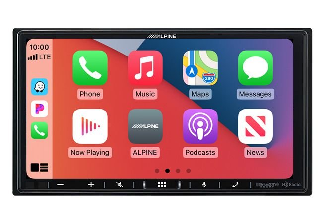 Alpine iLX-407 7" Media Receiver with Apple CarPlay and Android Auto-Car Toys