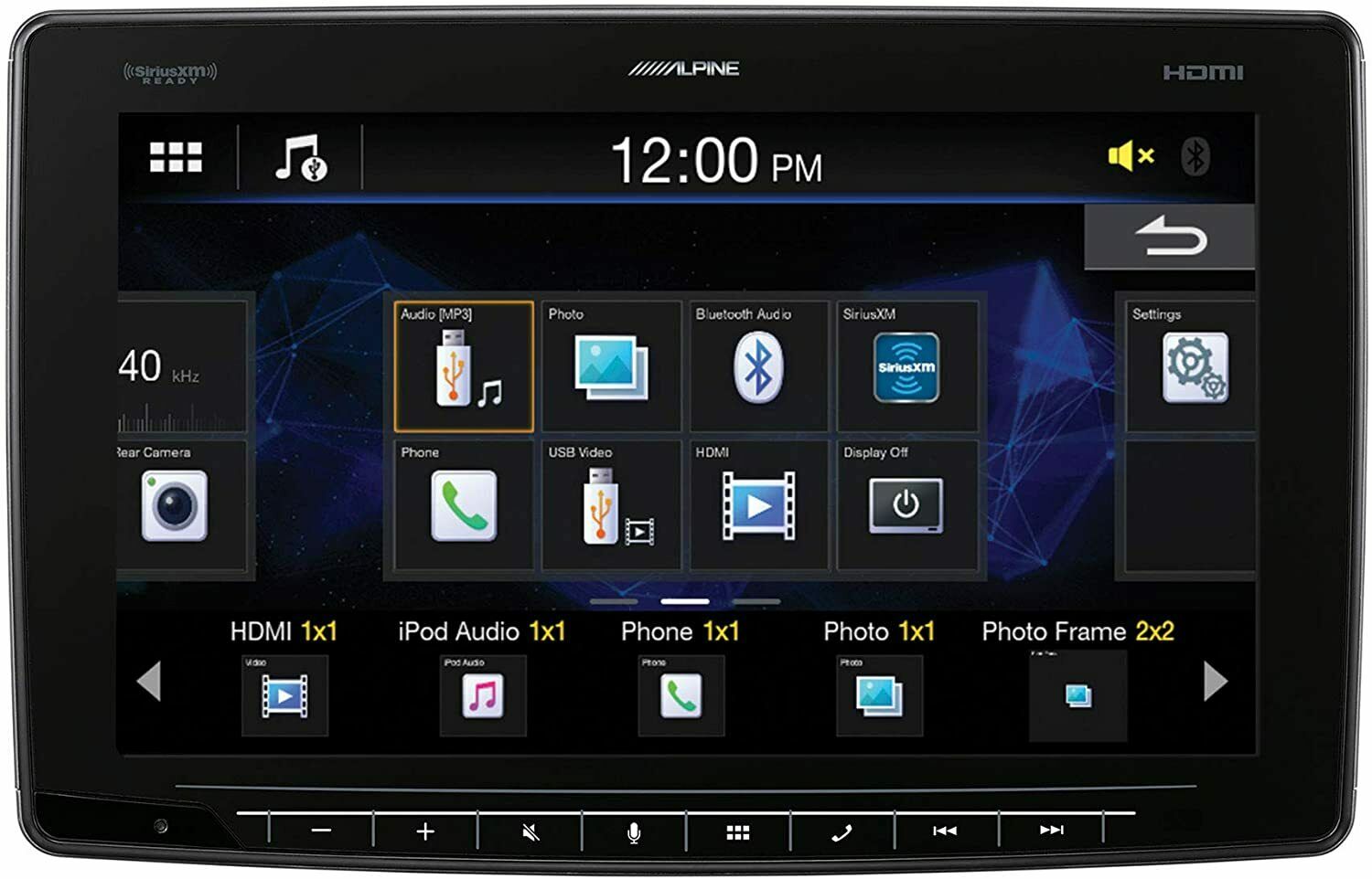 Alpine iLX-F411 1-DIN 11" Halo11 Extra Large Digital Media Receiver Car Stereo-Car Toys