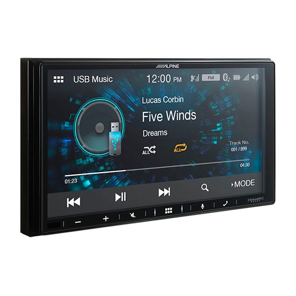 Alpine iLX-W650 2-DIN 7" Car Stereo, Apple CarPlay/Android Auto (Open Box)-Car Toys