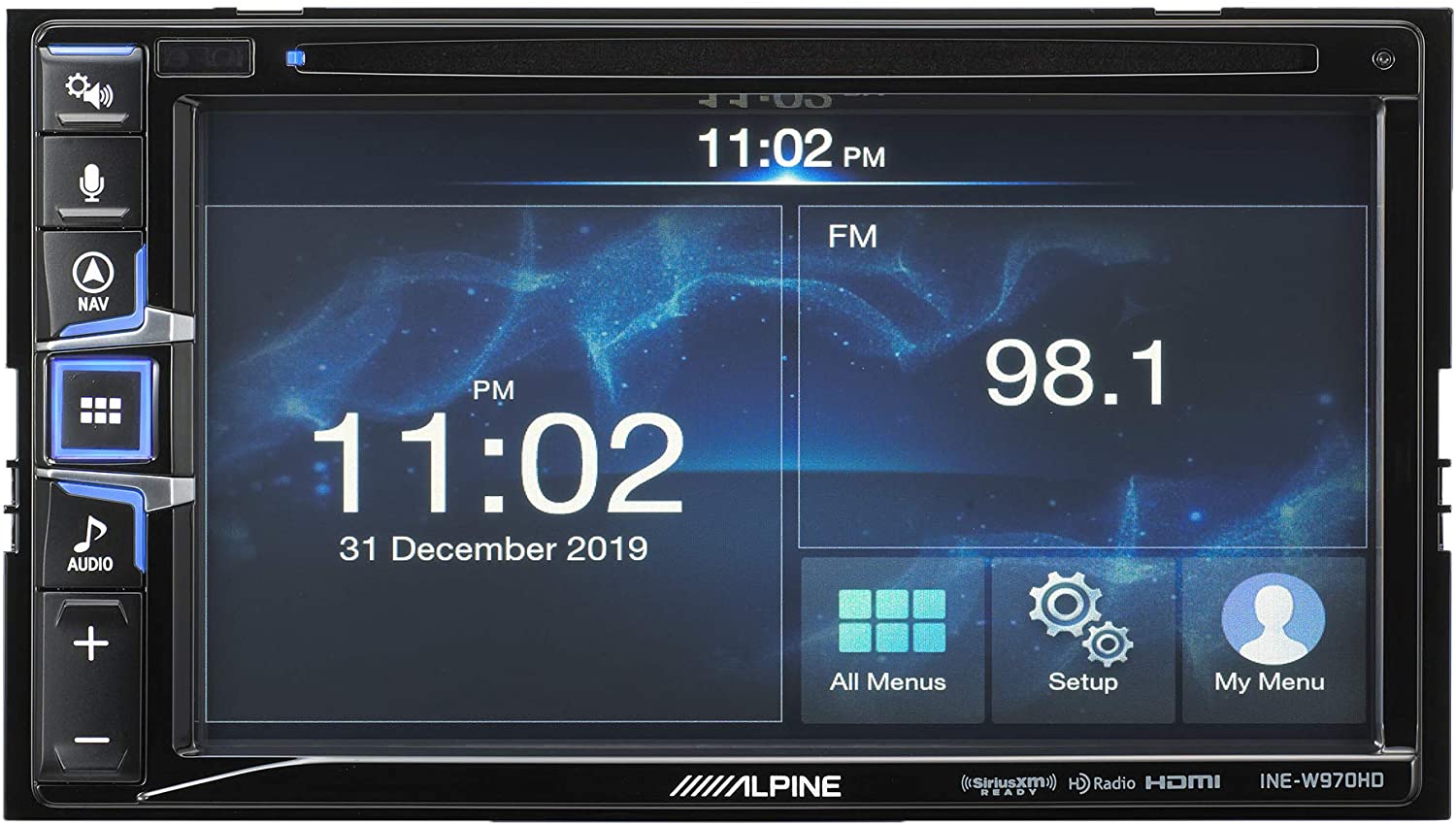 Alpine INE-W970HD 6.5" CD/DVD Receiver with Apple CarPlay, Android Auto and GPS Navigation-Car Toys