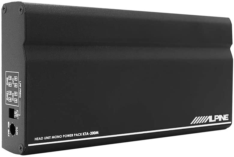 Alpine KTA-200M Mono 400W DDP Power Pack PowerStack Sub Amplifier for iLX-W650-Car Toys