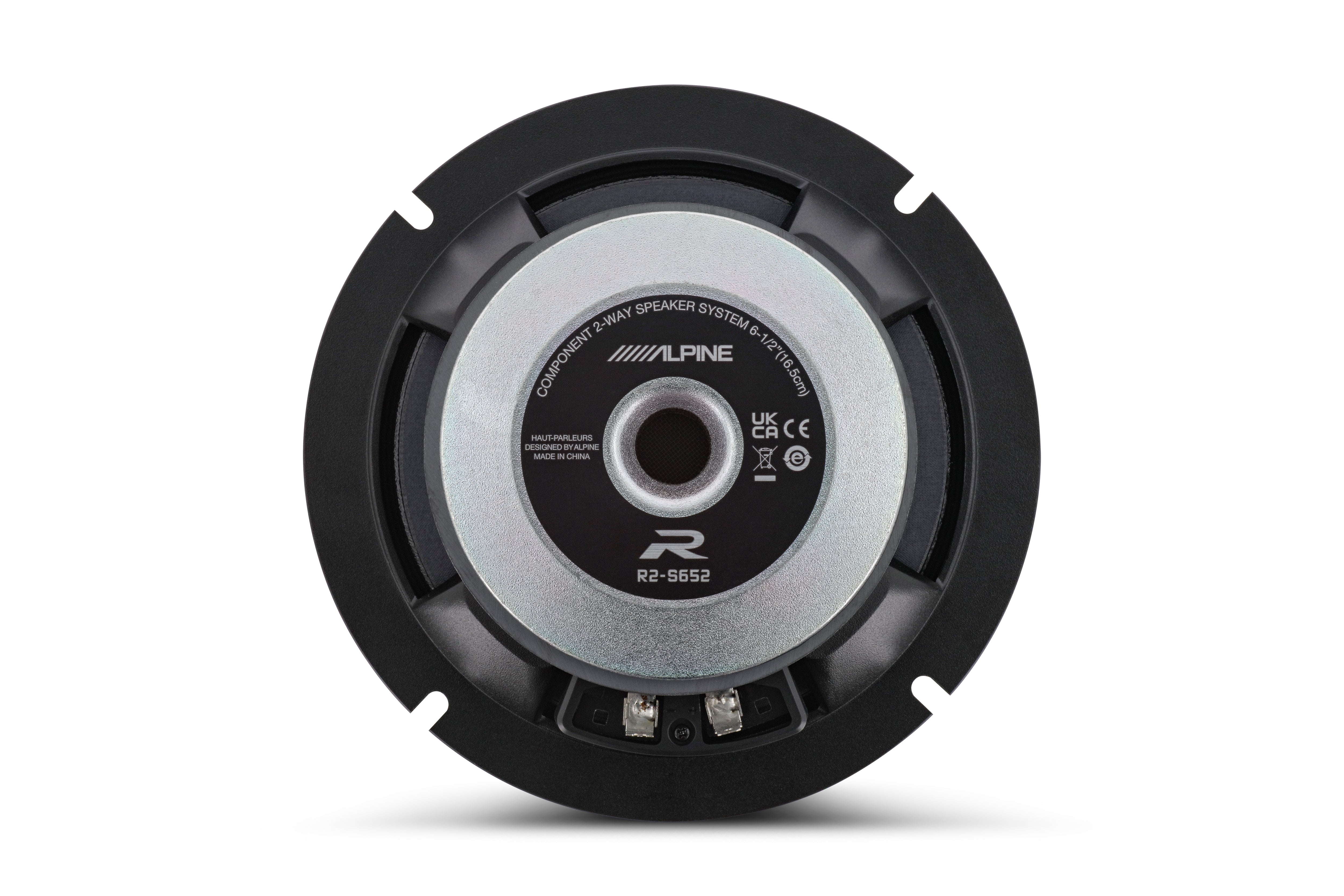 Alpine R-Series R2-S652 6.5" Hi-Res Component Speaker System-Car Toys