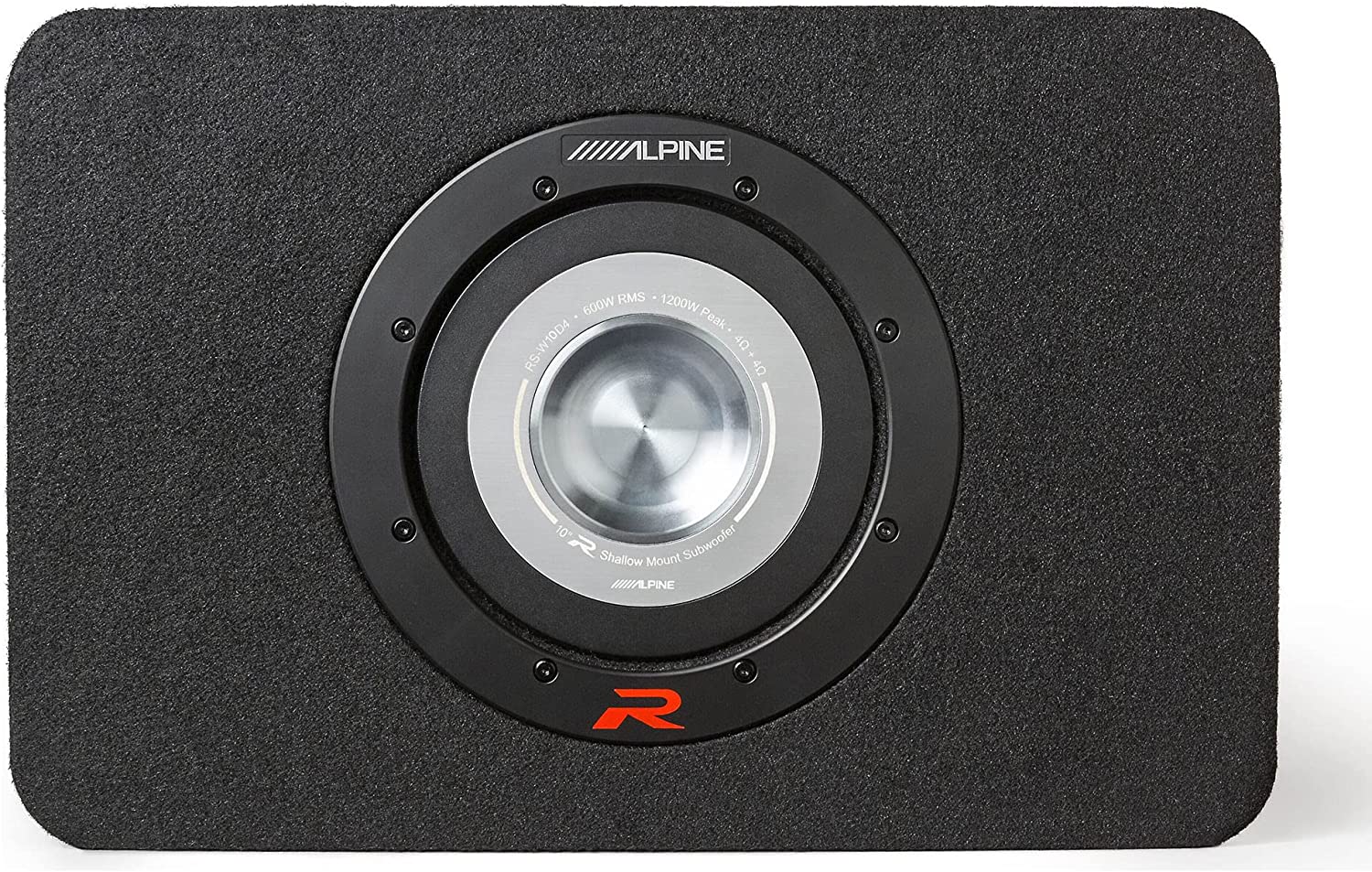 Alpine RS-SB10 R-Series Shallow 10" Loaded Subwoofer Enclosure-Car Toys