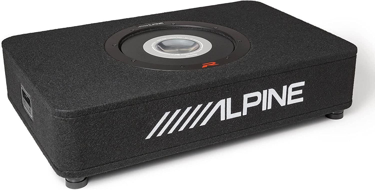 Alpine RS-SB12 R-Series Shallow 12" Loaded Subwoofer Enclosure-Car Toys