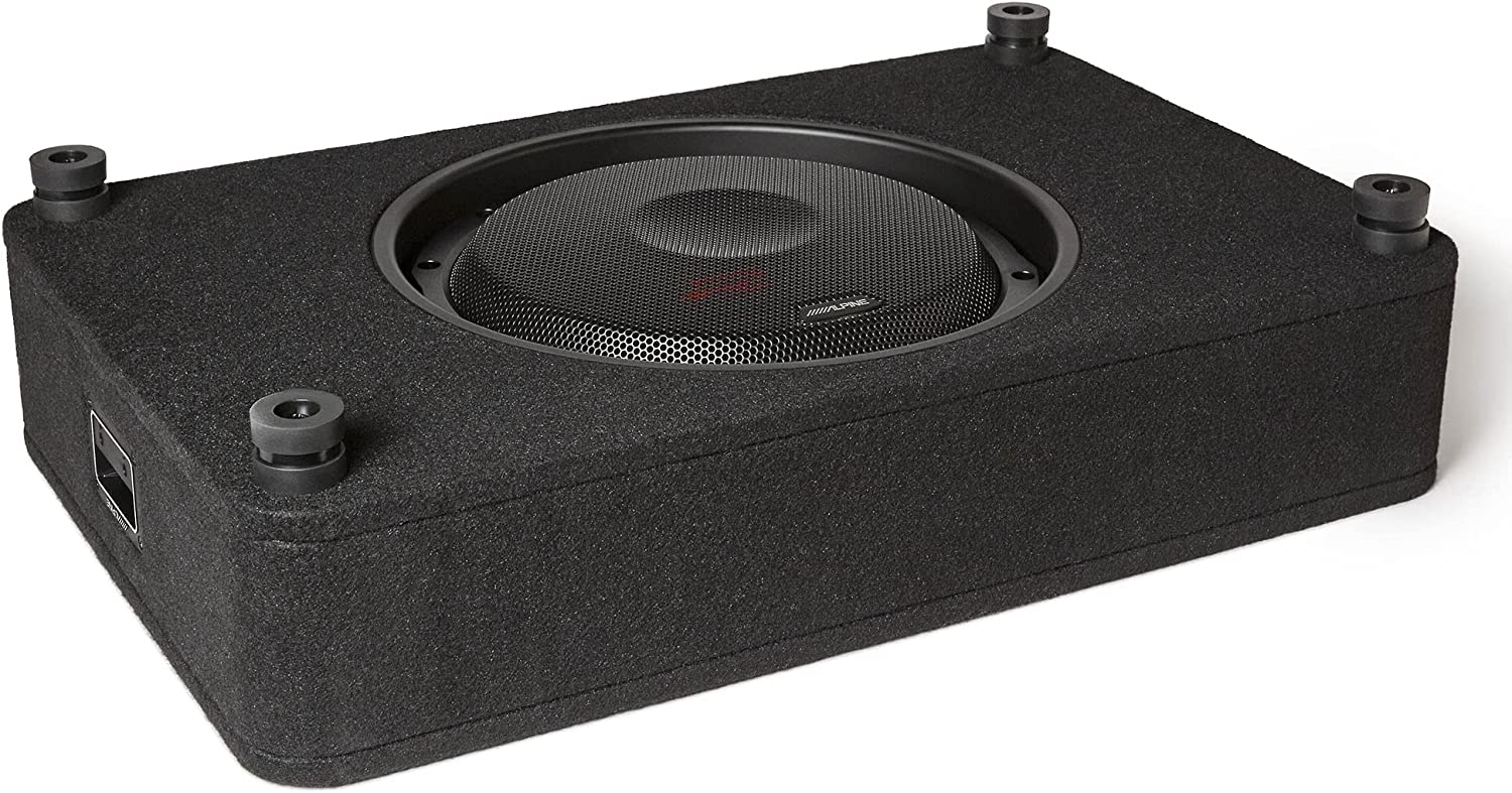 Alpine RS-SB12 R-Series Shallow 12" Loaded Subwoofer Enclosure-Car Toys