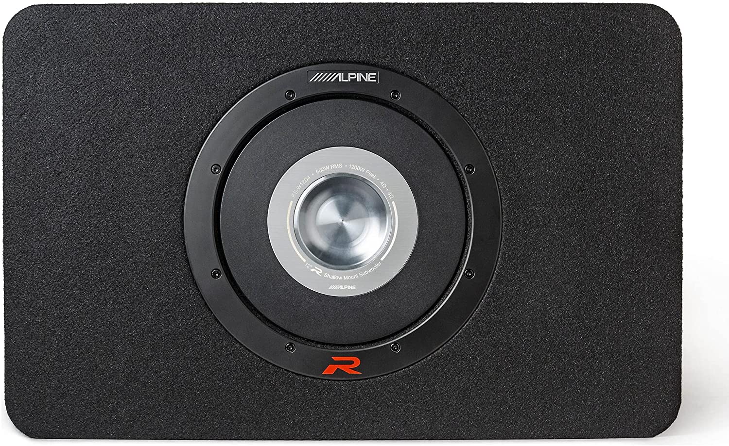 Alpine RS-SB12 R-Series Shallow 12" Loaded Subwoofer Enclosure-Car Toys