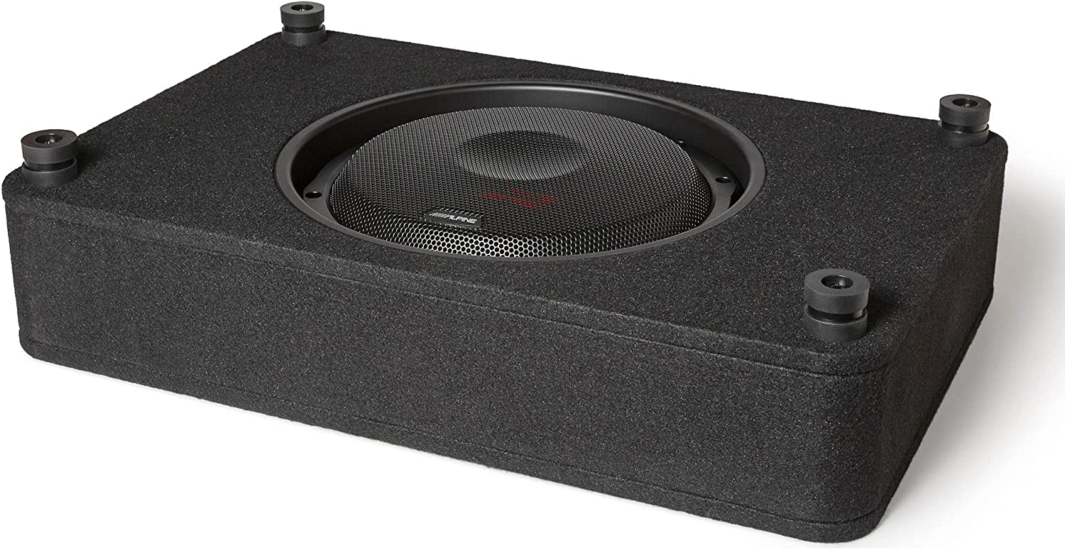 Alpine RS-SB12 R-Series Shallow 12" Loaded Subwoofer Enclosure-Car Toys