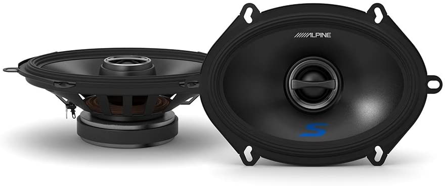 Alpine S-S57 5x7 Inch Coaxial 2-Way Car Speakers, 75 Watts RMS / 230 Peak-Car Toys