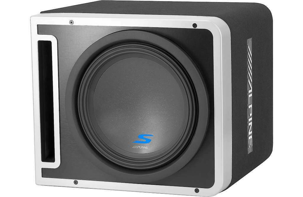 Alpine S-SB12V Halo Pre-Loaded S-Series 12-inch Linkable Subwoofer Enclosure Sub-Car Toys