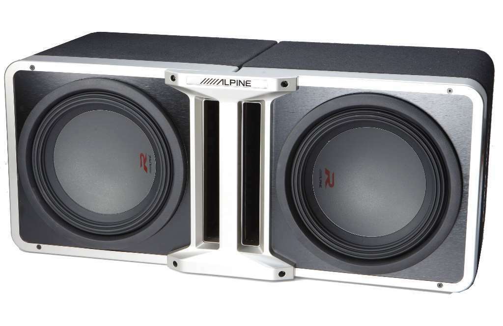 Alpine S-SB12V Halo Pre-Loaded S-Series 12-inch Linkable Subwoofer Enclosure Sub-Car Toys