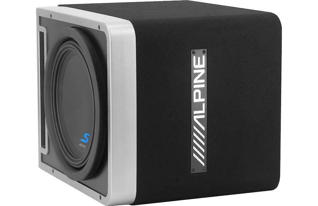 Alpine S-SB12V Halo Pre-Loaded S-Series 12-inch Linkable Subwoofer Enclosure Sub-Car Toys