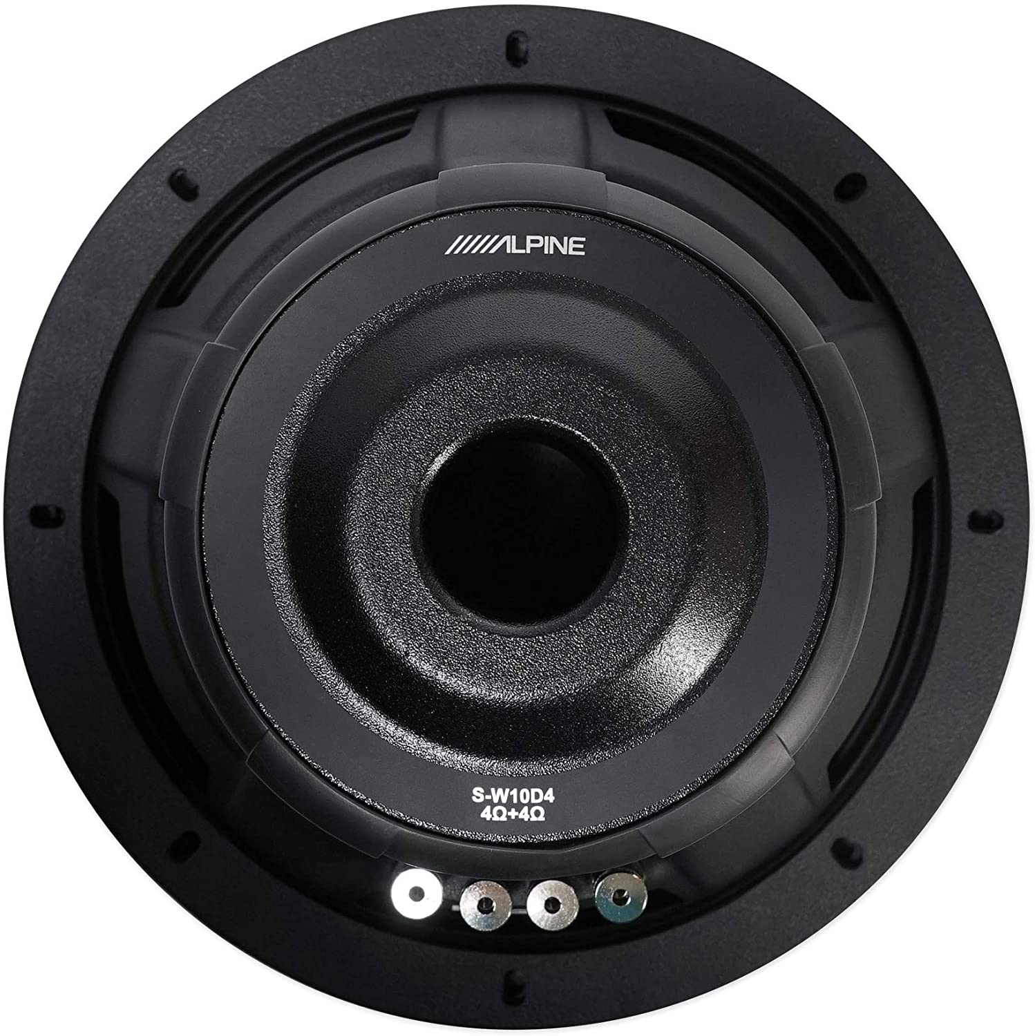 Alpine S-W10D2 S-Series 10" Dual 4-Ohm Subwoofer, Compact Car Audio Sub 600W RMS-Car Toys