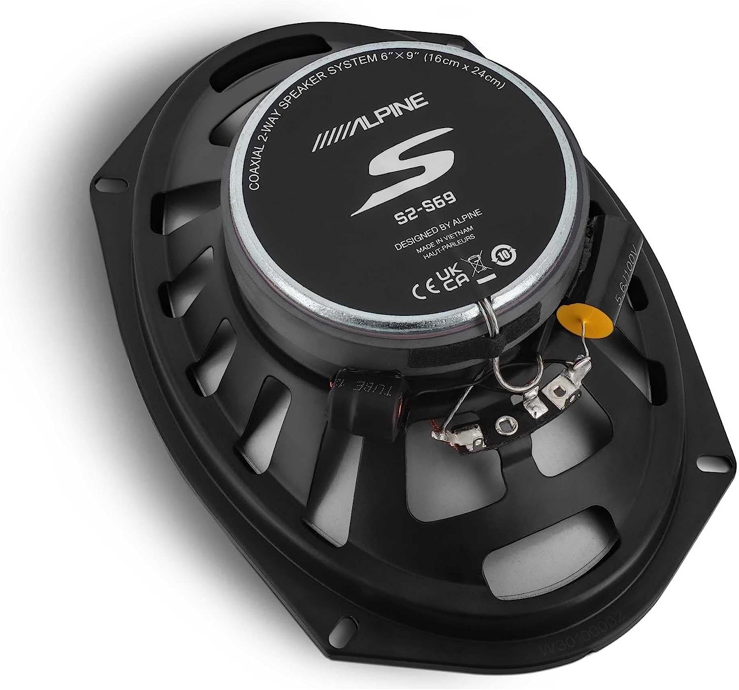 Alpine S2-S69 Next-Gen Hi-Res S-Series 6x9" Coaxial Speaker Set-Car Toys