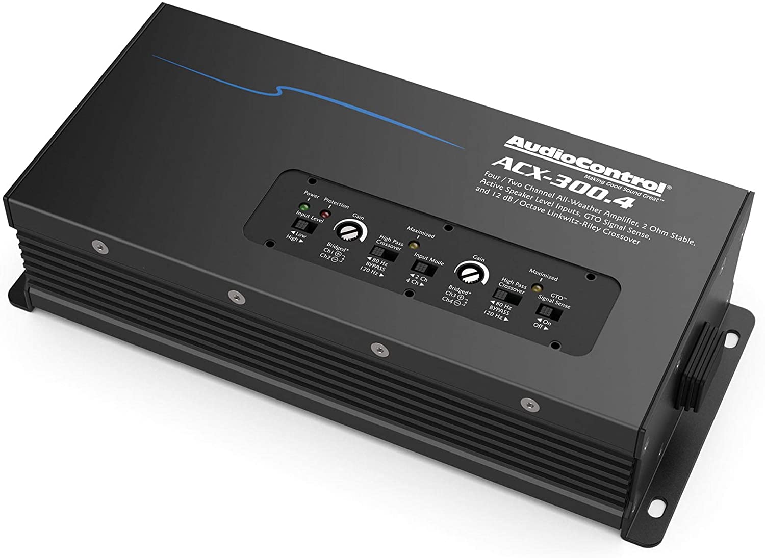 AudioControl ACX-300.4 Powersports/Marine 4-Channel Amplifier, 50 Watts RMS x 4-Car Toys