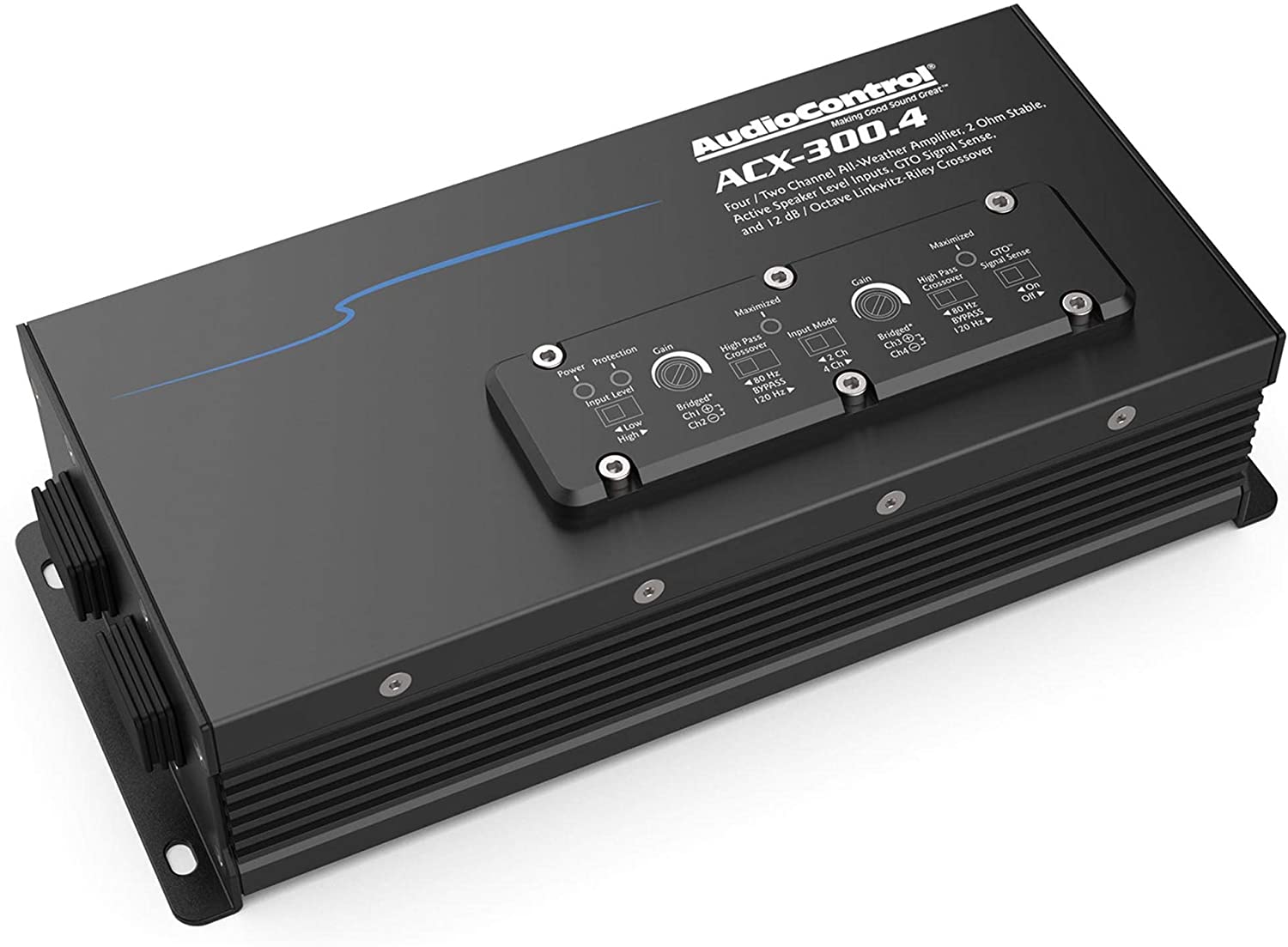 AudioControl ACX-300.4 Powersports/Marine 4-Channel Amplifier, 50 Watts RMS x 4-Car Toys