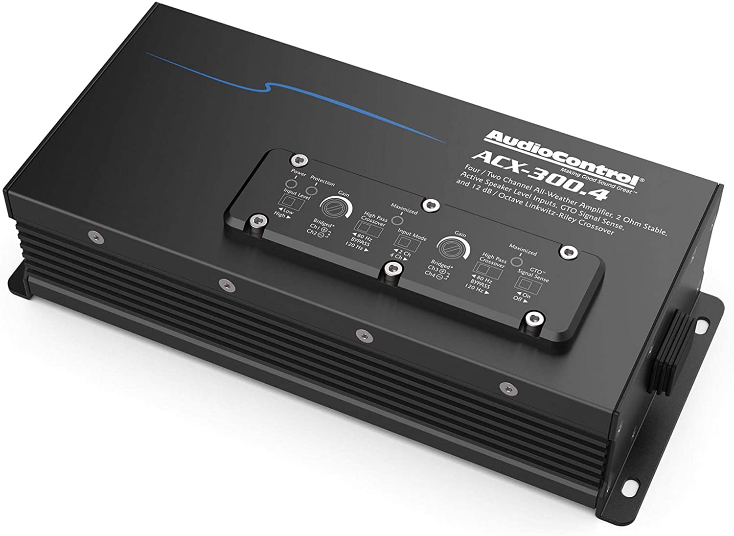 AudioControl ACX-300.4 Powersports/Marine 4-Channel Amplifier, 50 Watts RMS x 4-Car Toys