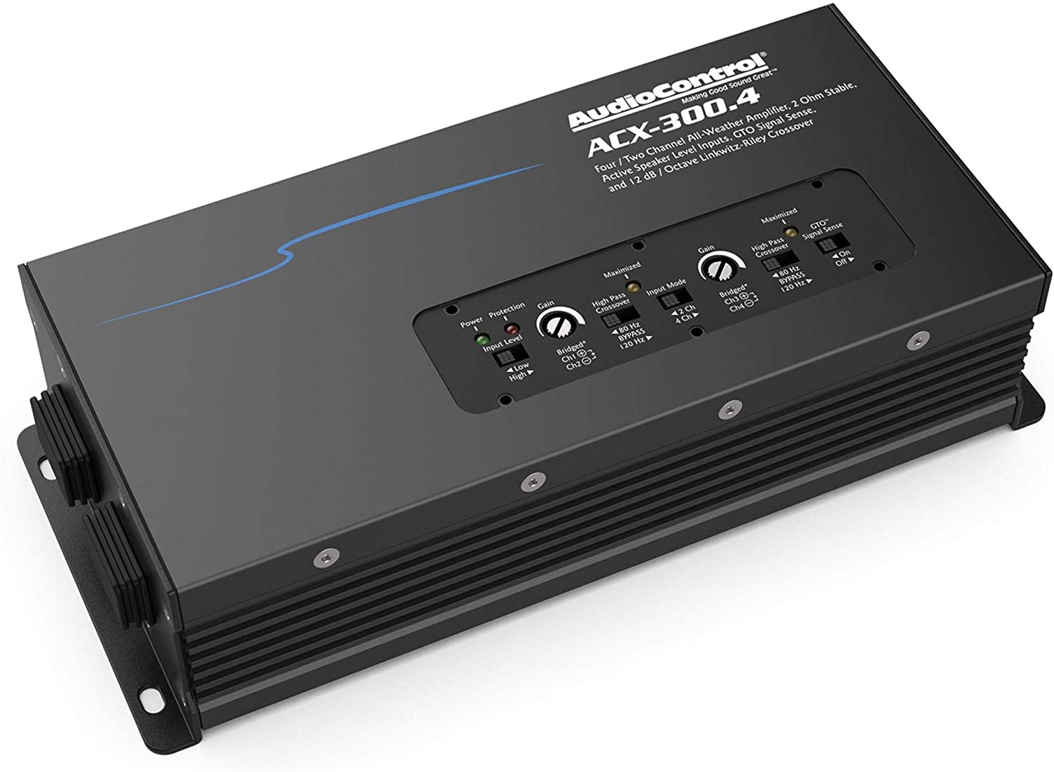 AudioControl ACX-300.4 Powersports/Marine 4-Channel Amplifier, 50 Watts RMS x 4-Car Toys