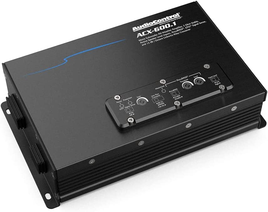 AudioControl ACX-600.1 All-Weather IPX6 Monoblock 600W Marine/ATV/UTV Amplifier-Car Toys