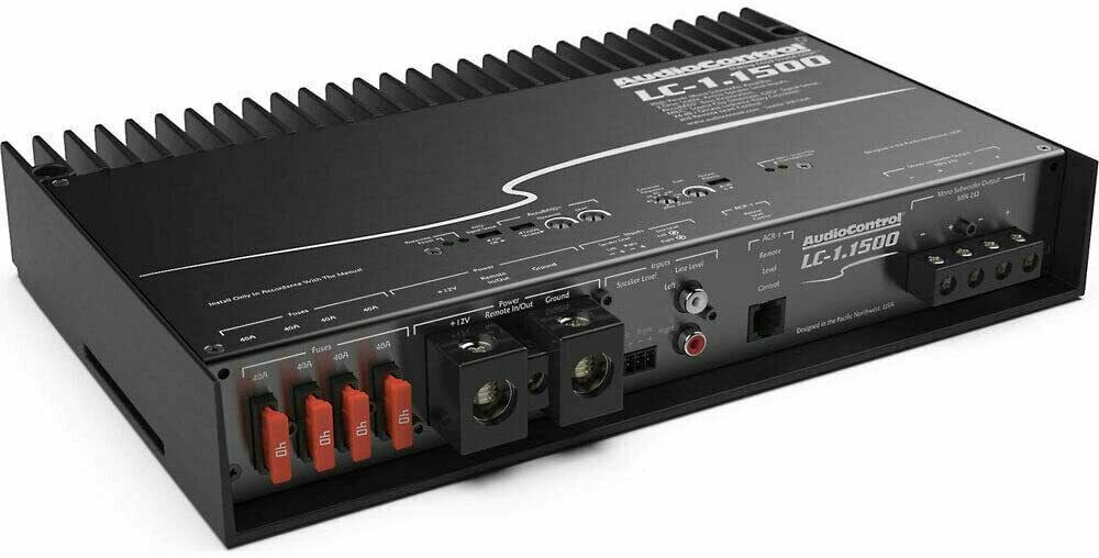 AudioControl LC-1.1500 Mono Subwoofer Amplifier 1500 Watt RMS Car Audio Amp-Car Toys