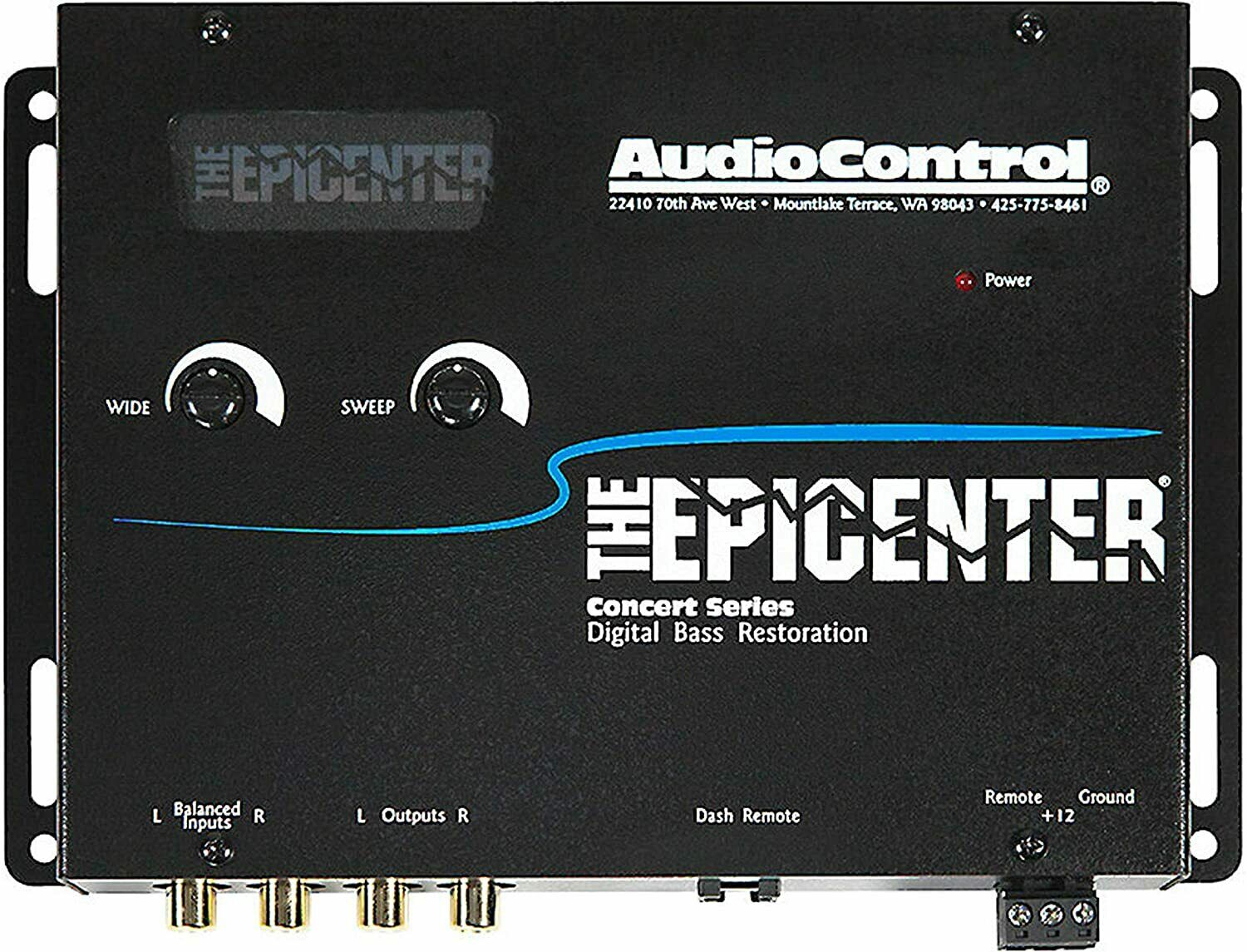 Audiocontrol THE EPICENTER Equalizer, Digital Bass Restoration Processor (Black)-Car Toys