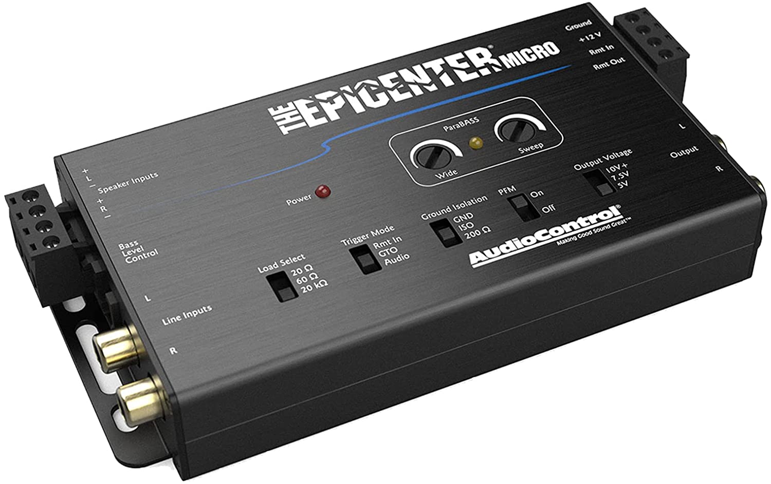 AudioControl The Epicenter Micro Bass Restoration Processor & LOC + ACR-4 Remote-Car Toys