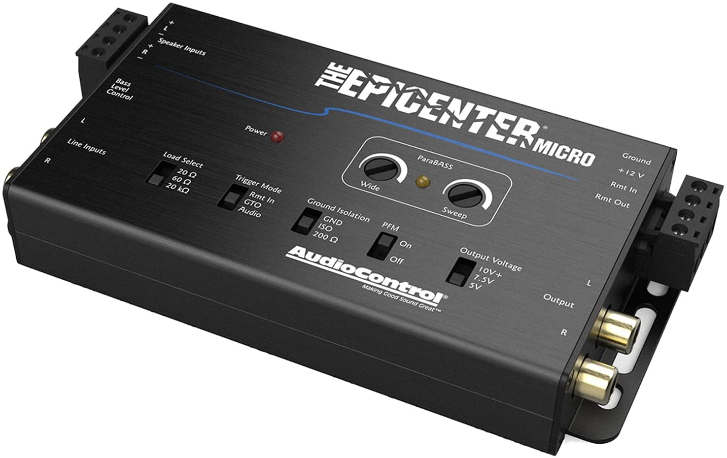 AudioControl The Epicenter Micro Bass Restoration Processor & LOC + ACR-4 Remote-Car Toys