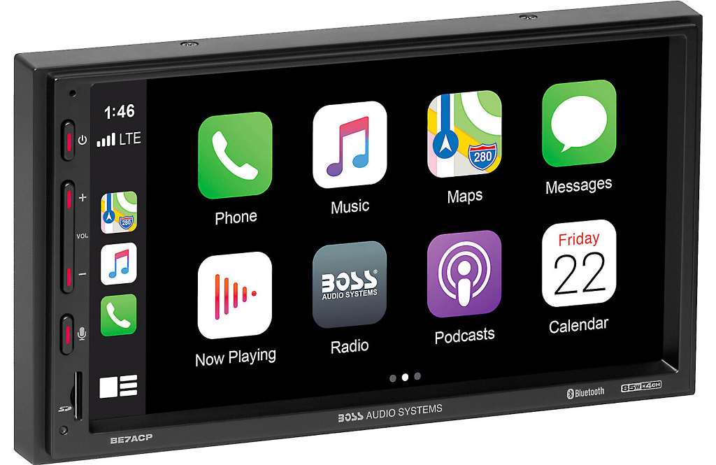 Boss Audio BE7ACP 7" Media Receiver with Apple CarPlay and Android Auto-Car Toys