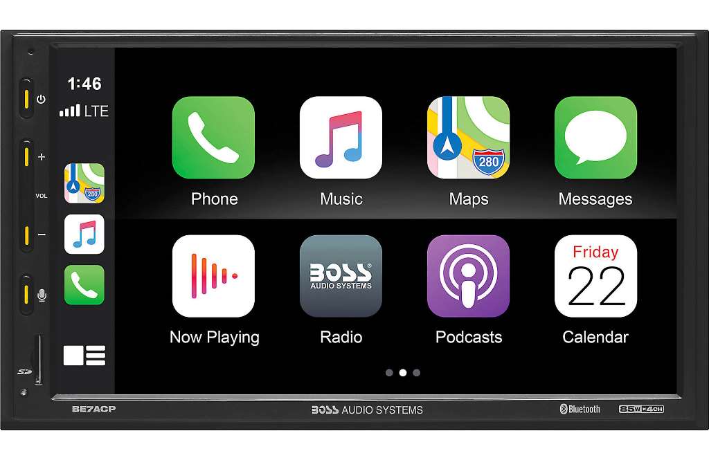 Boss Audio BE7ACP 7" Media Receiver with Apple CarPlay and Android Auto-Car Toys