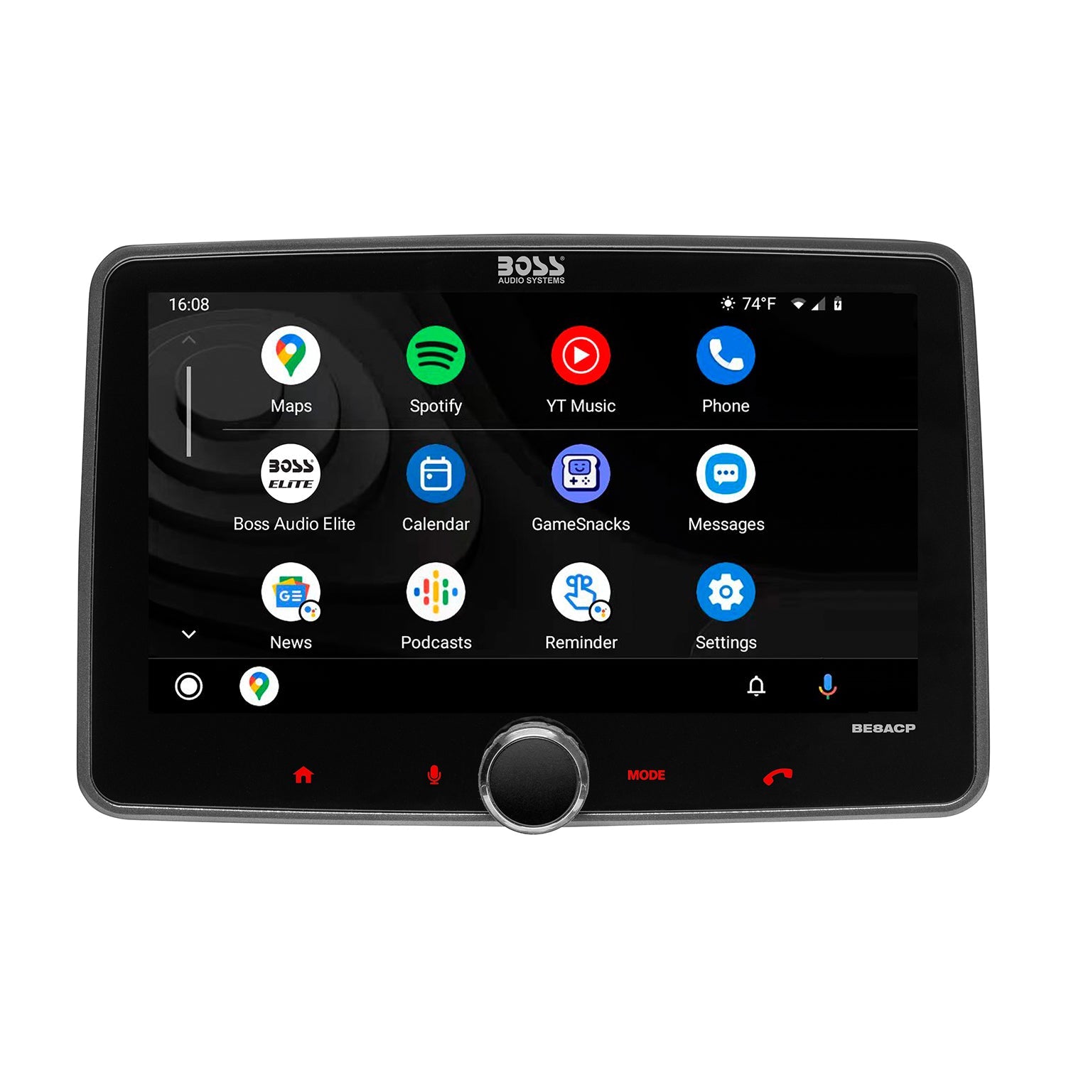 BOSS Audio BE8ACP 8" Media Receiver with Apple CarPlay and Android Auto-Car Toys