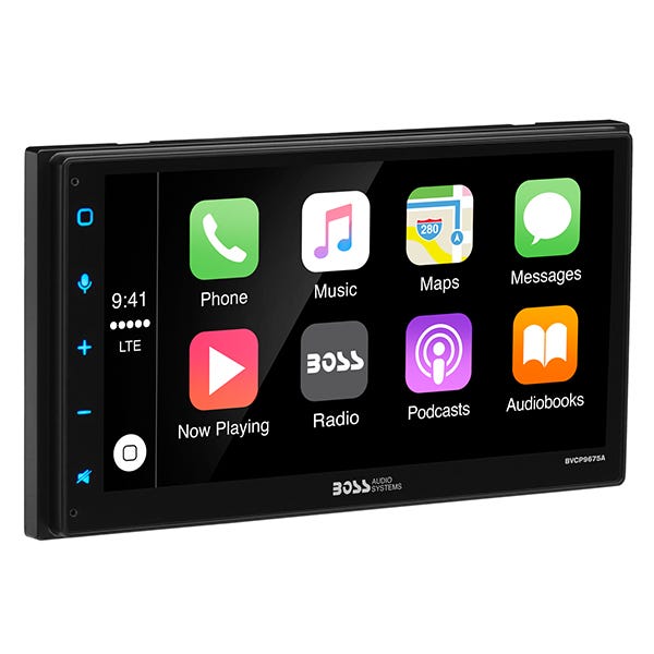 BOSS Audio BVCP9675A 6.75" Car Stereo Deck, Apple CarPlay Android Auto Head Unit-Car Toys