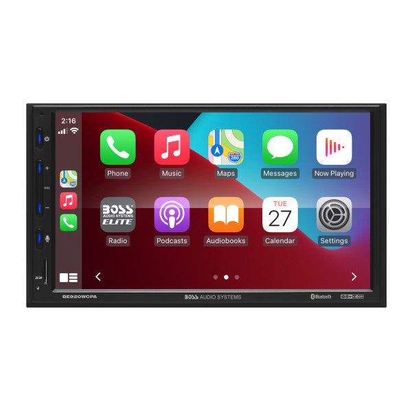 BOSS Audio Elite BE920WCPA 7" Wireless Apple CarPlay/Android A. 2-DIN Car Stereo-Car Toys