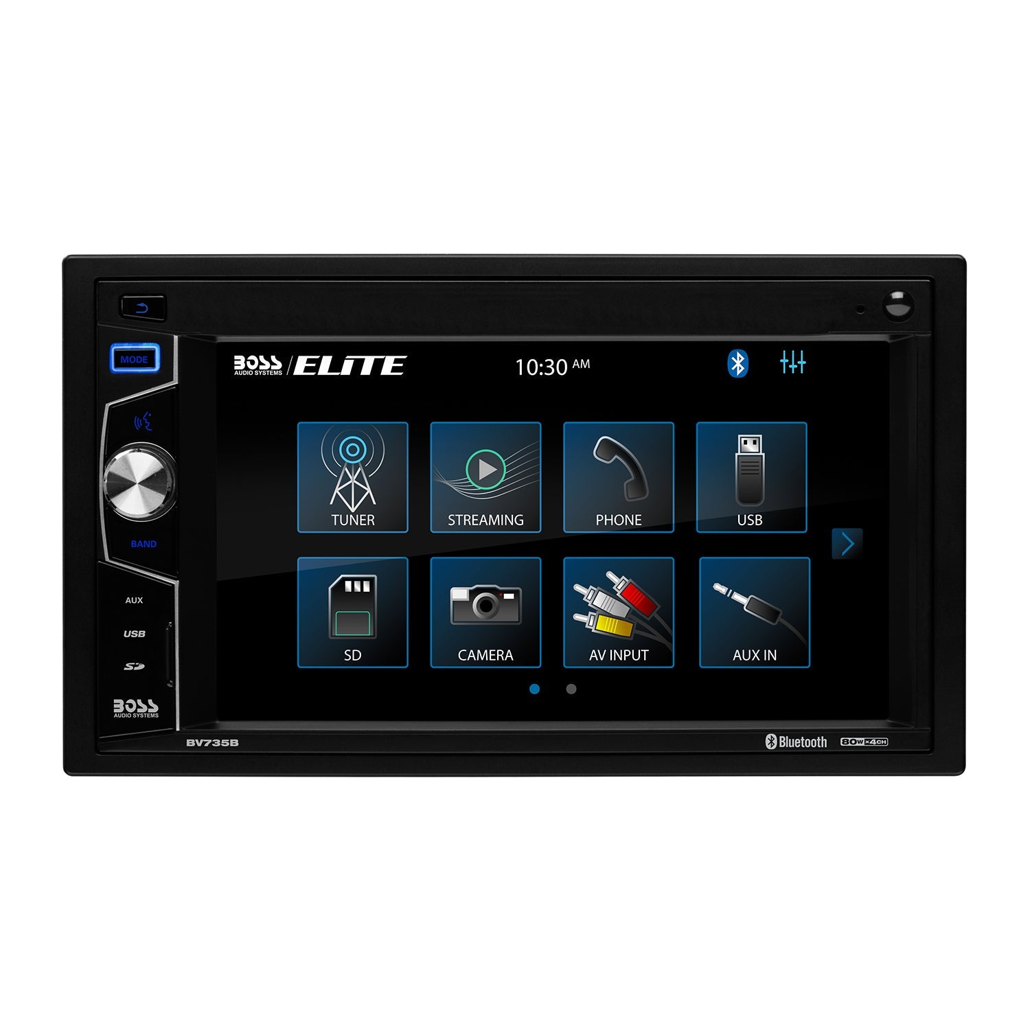 BOSS Audio Elite BV735B 6.2" 2-DIN Bluetooth Touchscreen Car Stereo with Remote-Car Toys