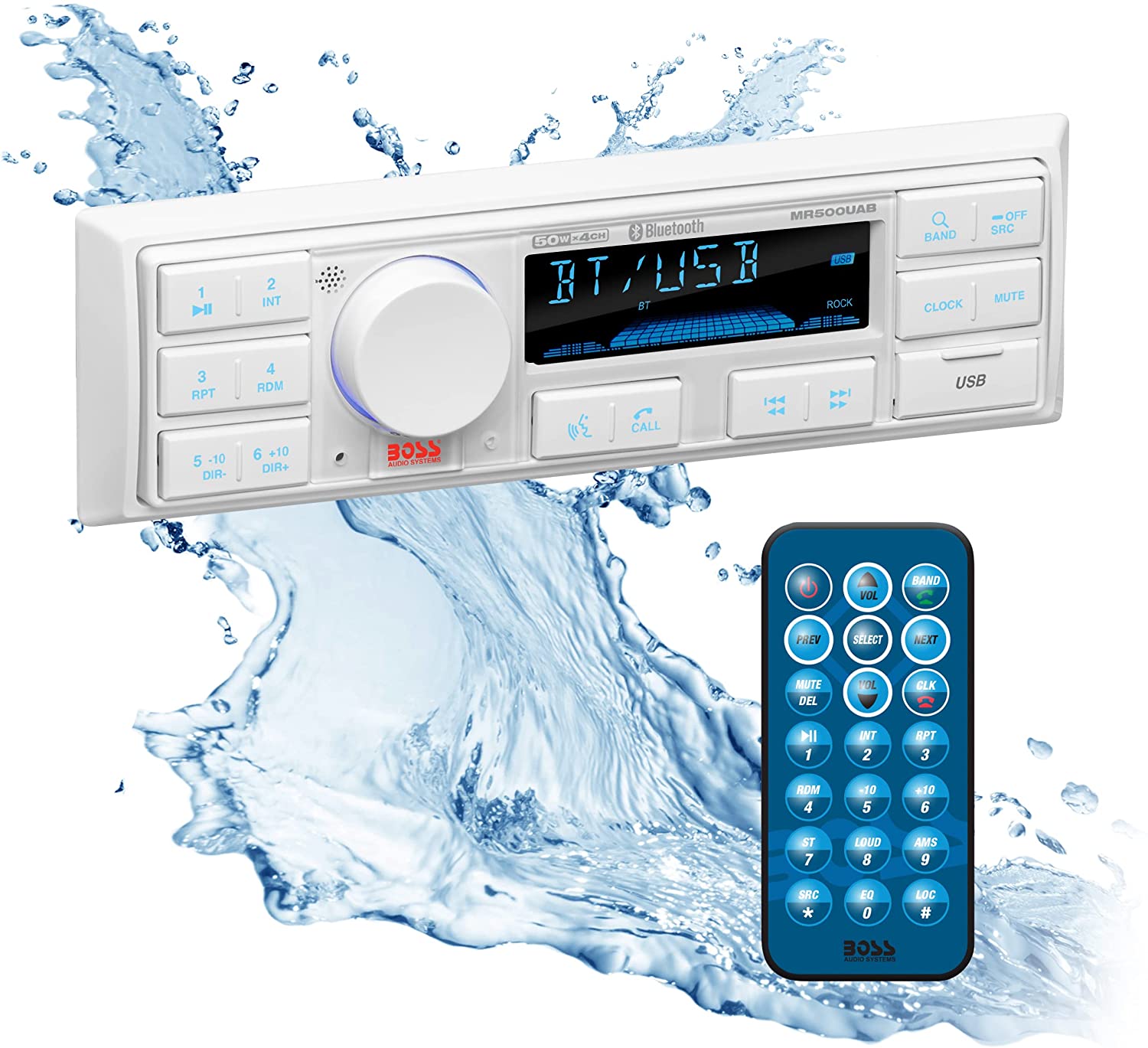 boss-audio-mr500uab-marine-receiver-ipx-6-weatherproof-bluetooth-boat-head-unit-822733