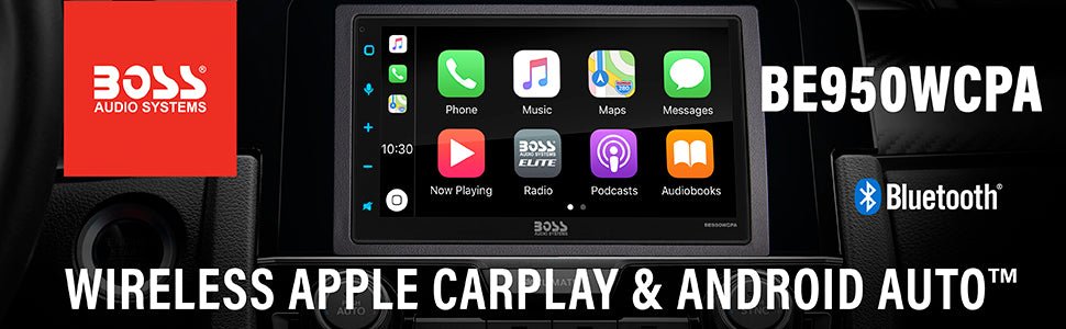 BOSS Audio Systems Elite BE950WCPA Wireless Apple CarPlay/Android A. Car Stereo-Car Toys