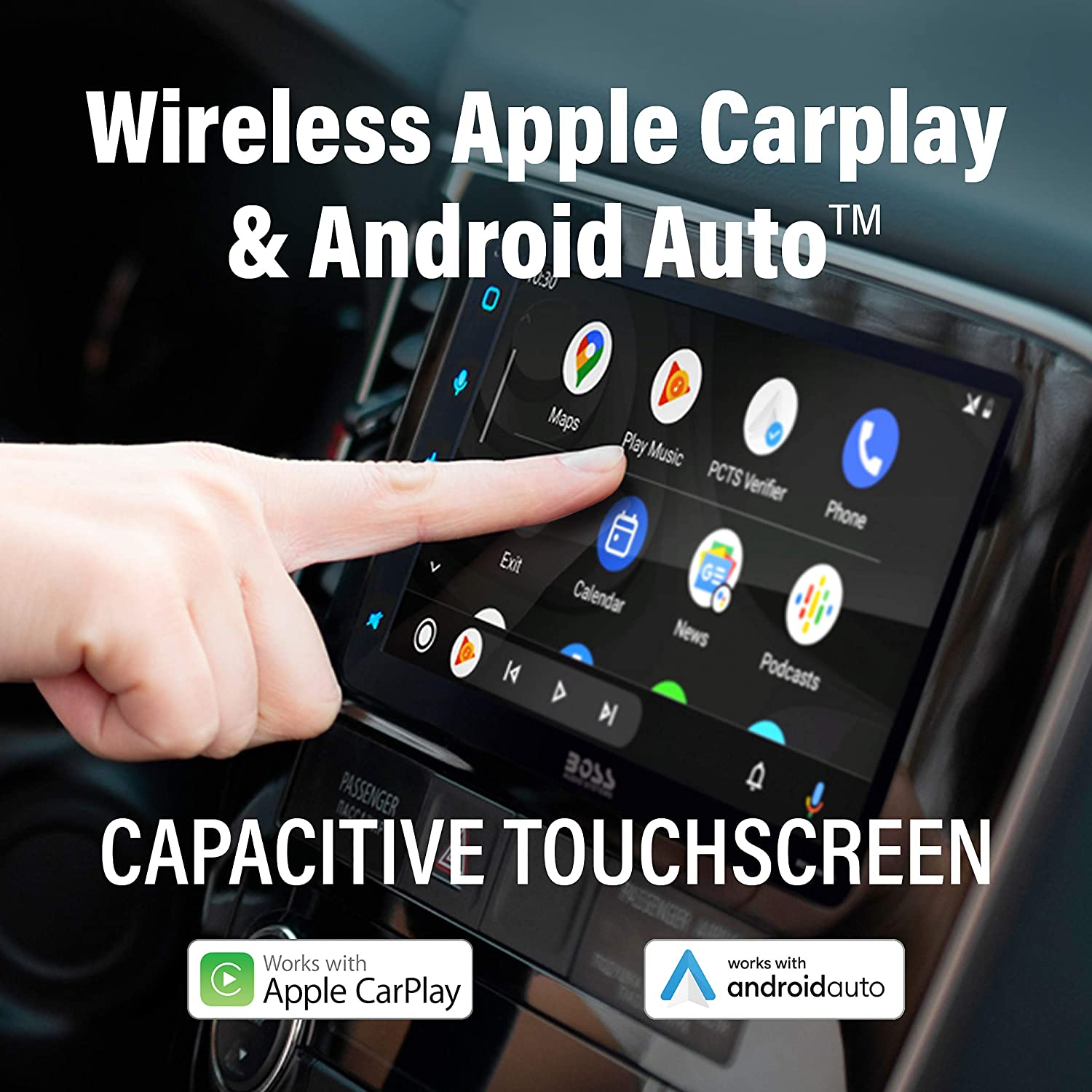 BOSS Audio Systems Elite BE950WCPA Wireless Apple CarPlay/Android A. Car Stereo-Car Toys