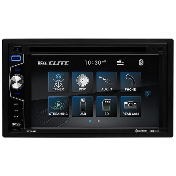 BOSS Audio Systems Elite BV755BLC 2-DIN CD/Bluetooth 6.2" Car Stereo with Camera-Car Toys