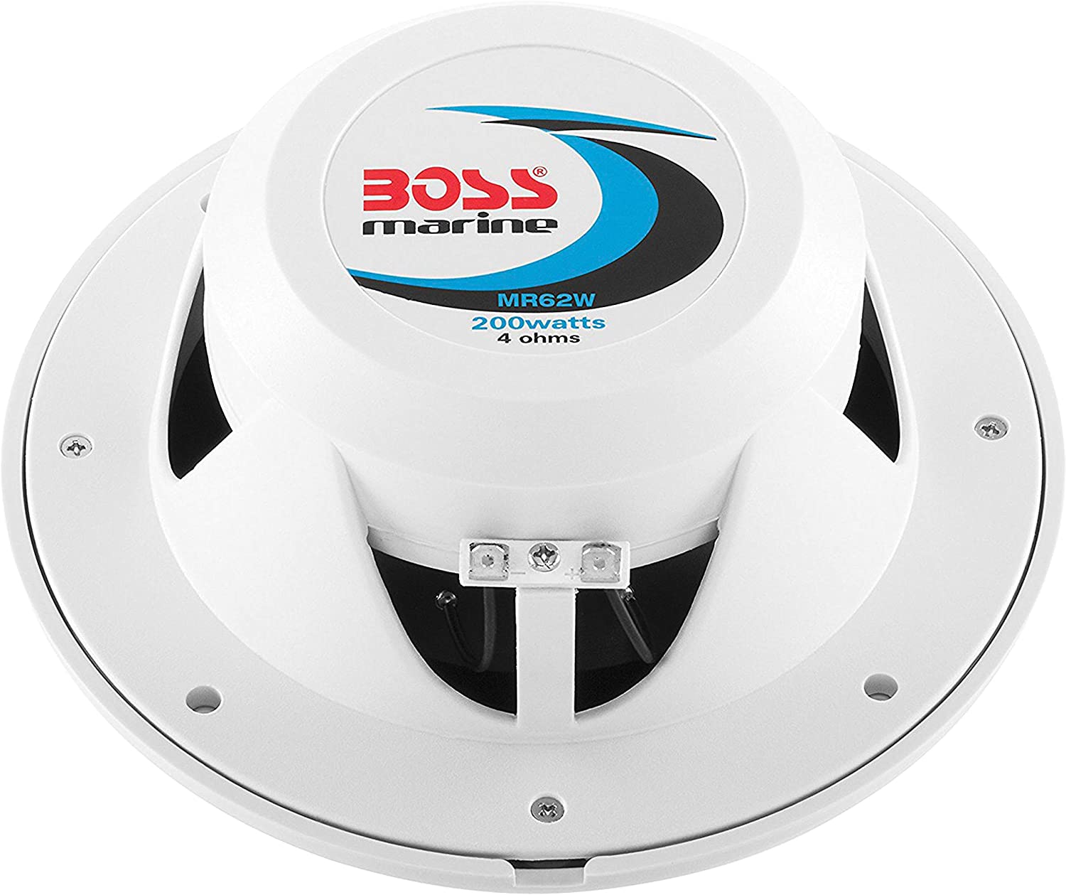 Boss Audio Systems MR62W 6.5" Marine Coaxial Speakers-Car Toys