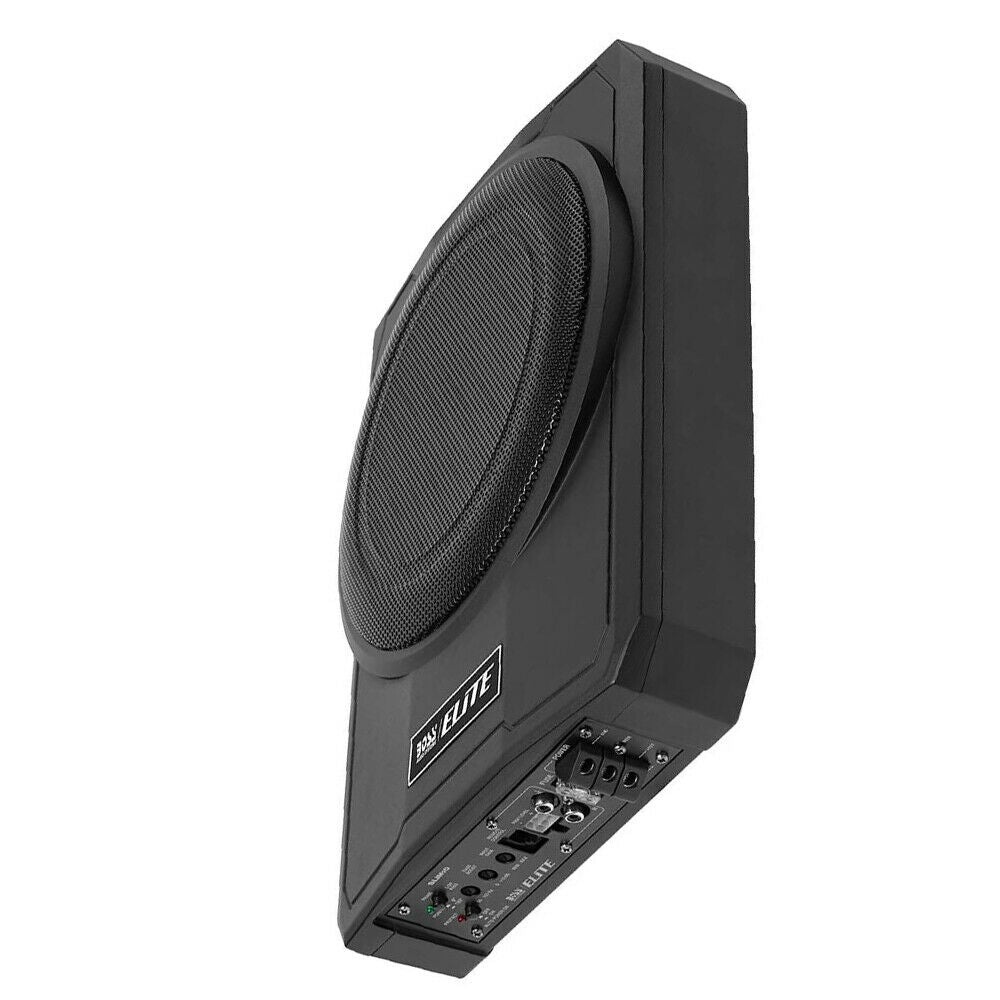 BOSS Audio Systems SLIM10 Amplified Car Subwoofer, 10 Inch Enclosed Powered Sub-Car Toys