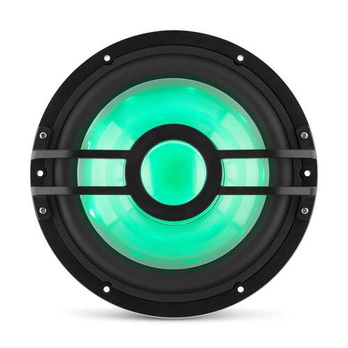 Clarion CMSP-101RGB-2 10" Infinite Baffle Marine Subwoofer with RGB Lighting-Car Toys