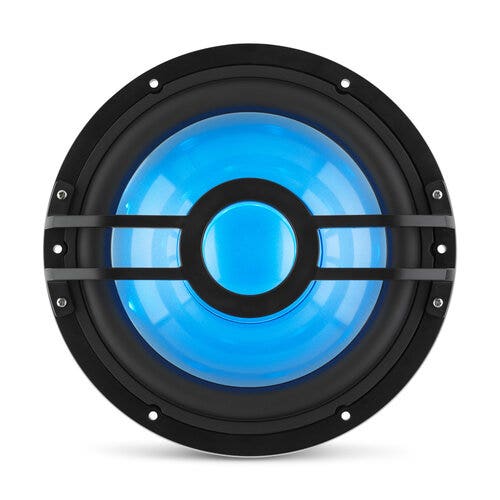 Clarion CMSP-101RGB-2 10" Infinite Baffle Marine Subwoofer with RGB Lighting-Car Toys