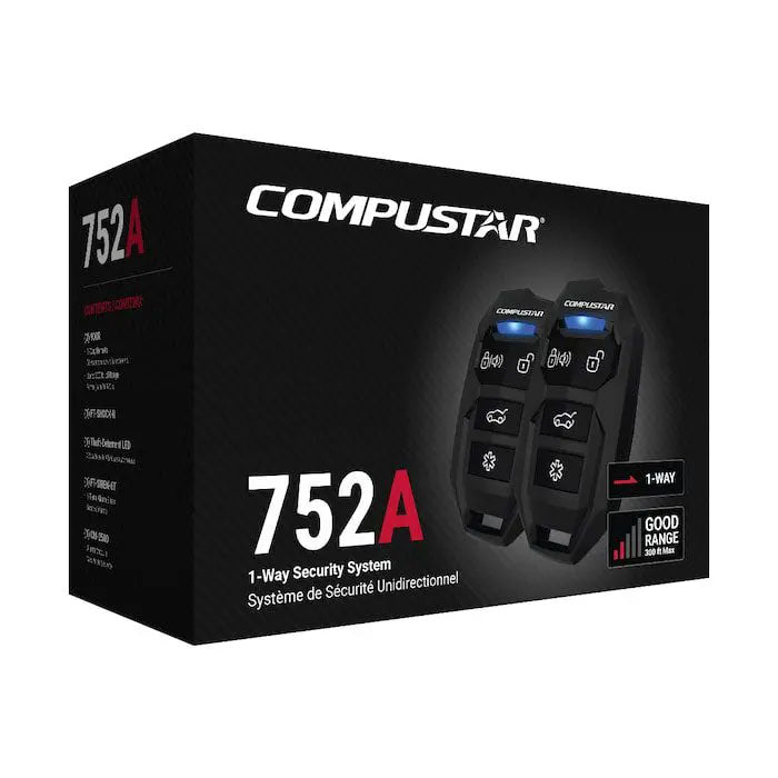 Compustar CS752-A 1-Way Security System - 200 Foot Range-Car Toys